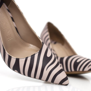 Escarpin Zebra - Beige
