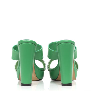 Sandale Soirée Vert