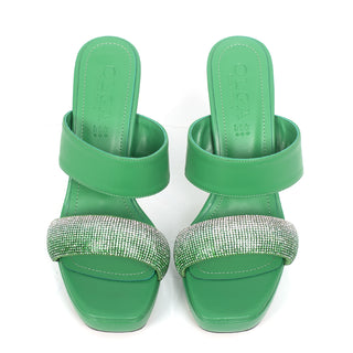 Sandale Soirée Vert