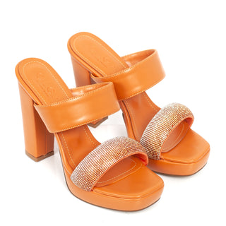 Sandale Soirée Orange