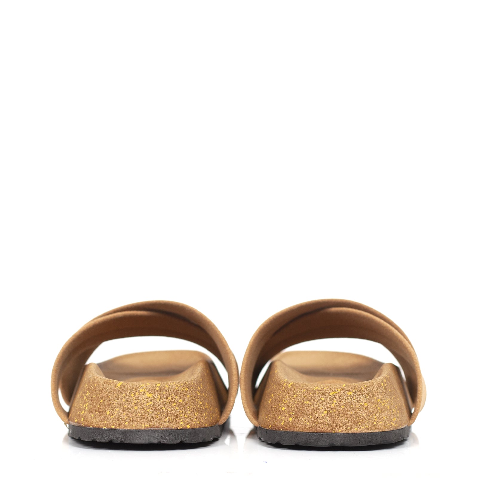 Sandale plat confortable beige