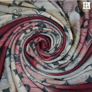 Chale OLGA Monogramme