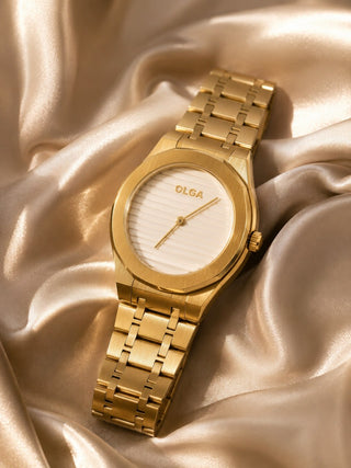 Montre Olga Dorée