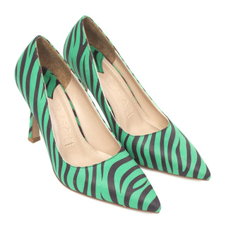 Escarpin Zebra - Vert