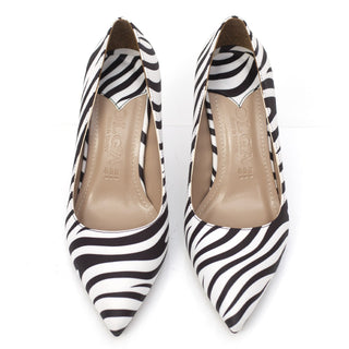 Escarpin Zebra - Blanc
